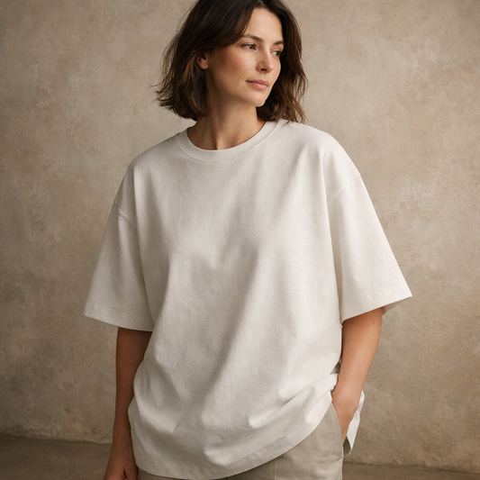 Oversize T-Shirt mit modernem Schnitt und softem Griff